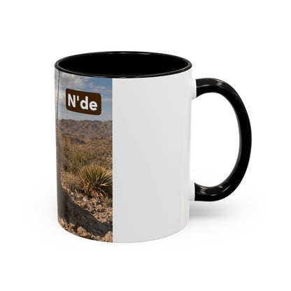 Ft. Sill Apache Desert Scene Coffee Mug — 'N'de' Southwest Landscape 11/15oz