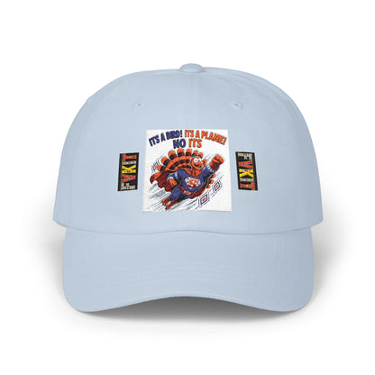 Turkey Dad Cap with Retro Turkey 'It’s A Murder, It’s A Massacre, No It’s' Graphic — Thanksgiving Hat
