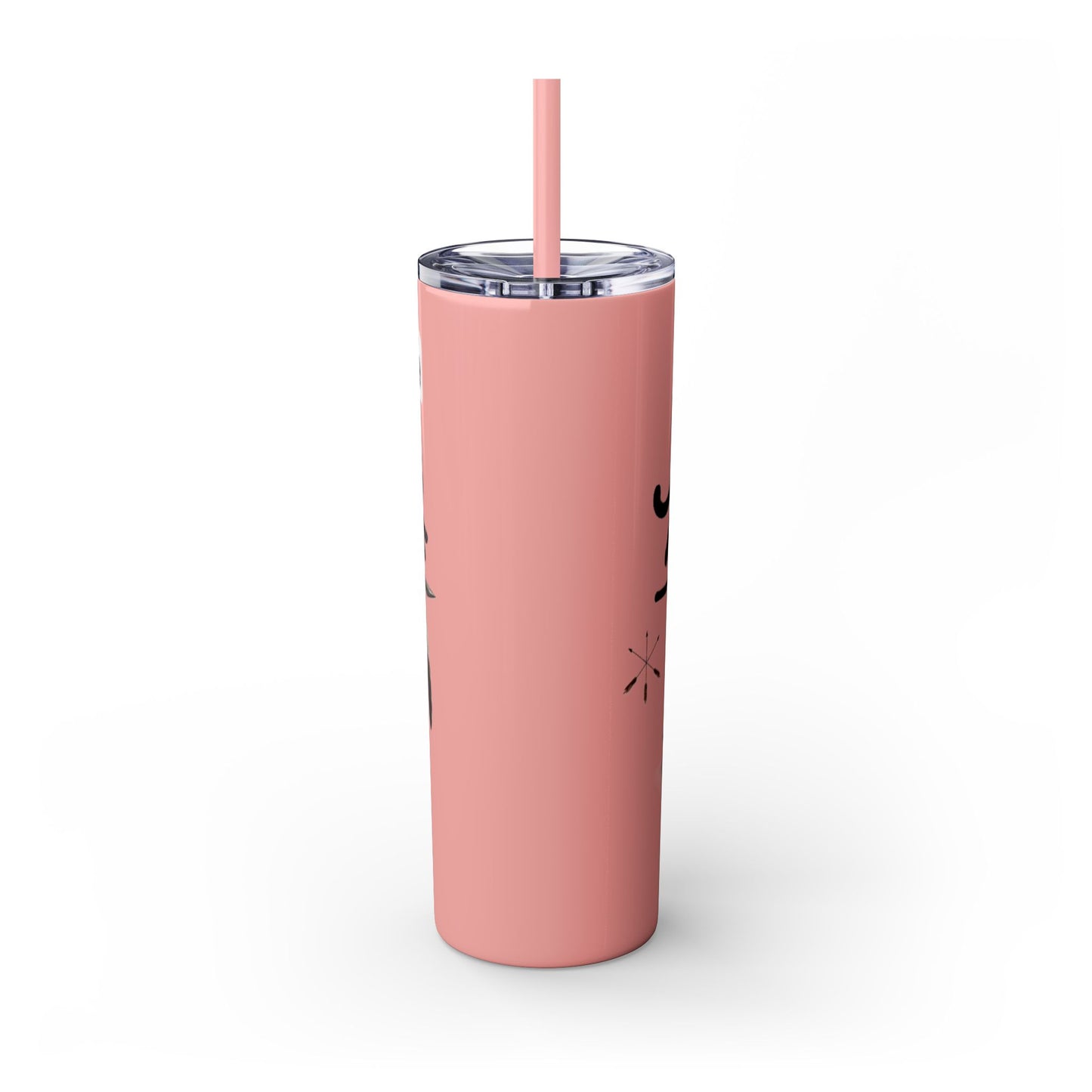 Shawnee East Skinny 20oz Tumbler with Straw — East Shawano River Swan & Otter Design