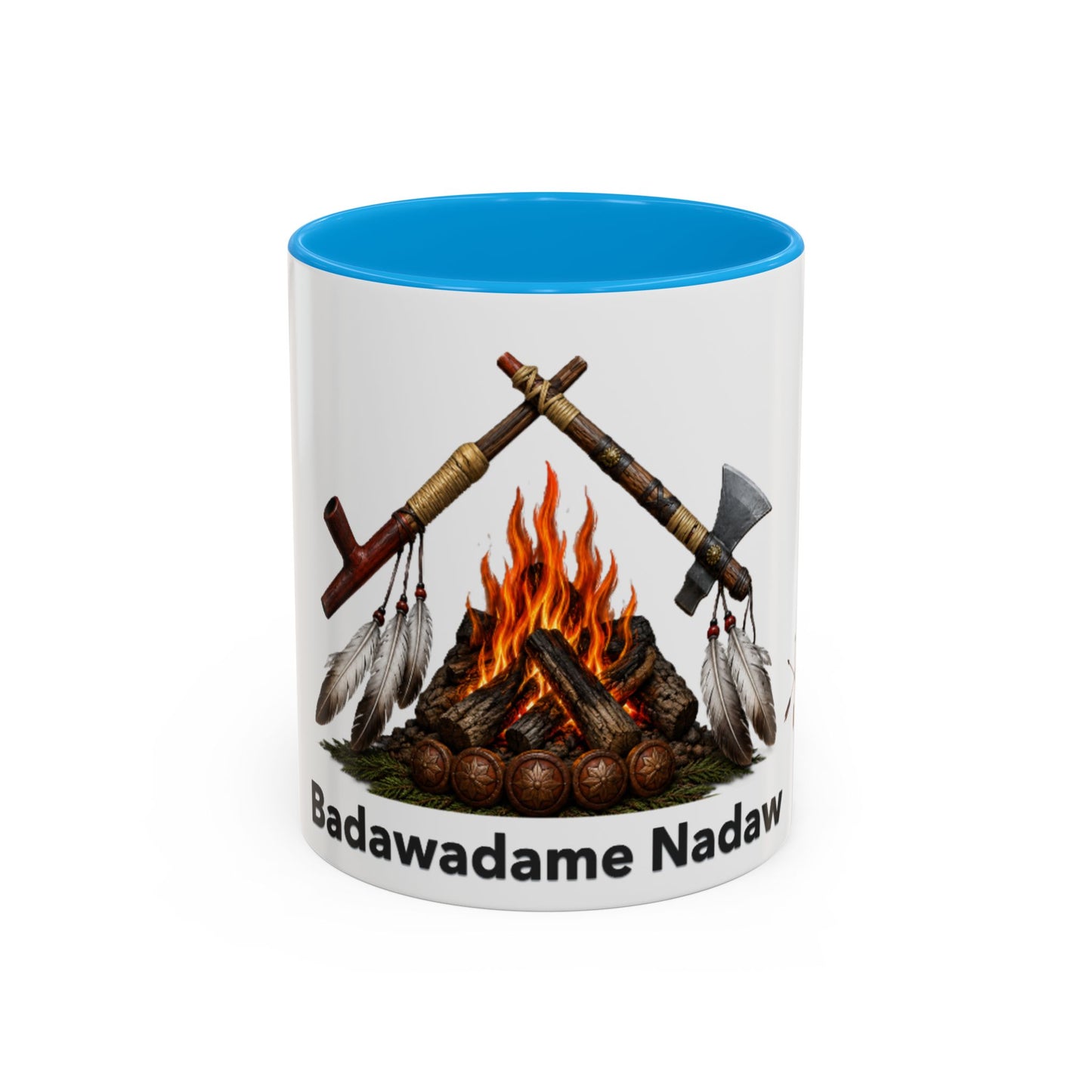 Potawatomi Native Pride Campfire Mug — Badawadame Nadaw Design (11oz/15oz)