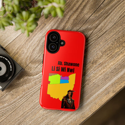 Absentee Shawnee homelands Phone Case — 'Li Si Wi Ni' Design
