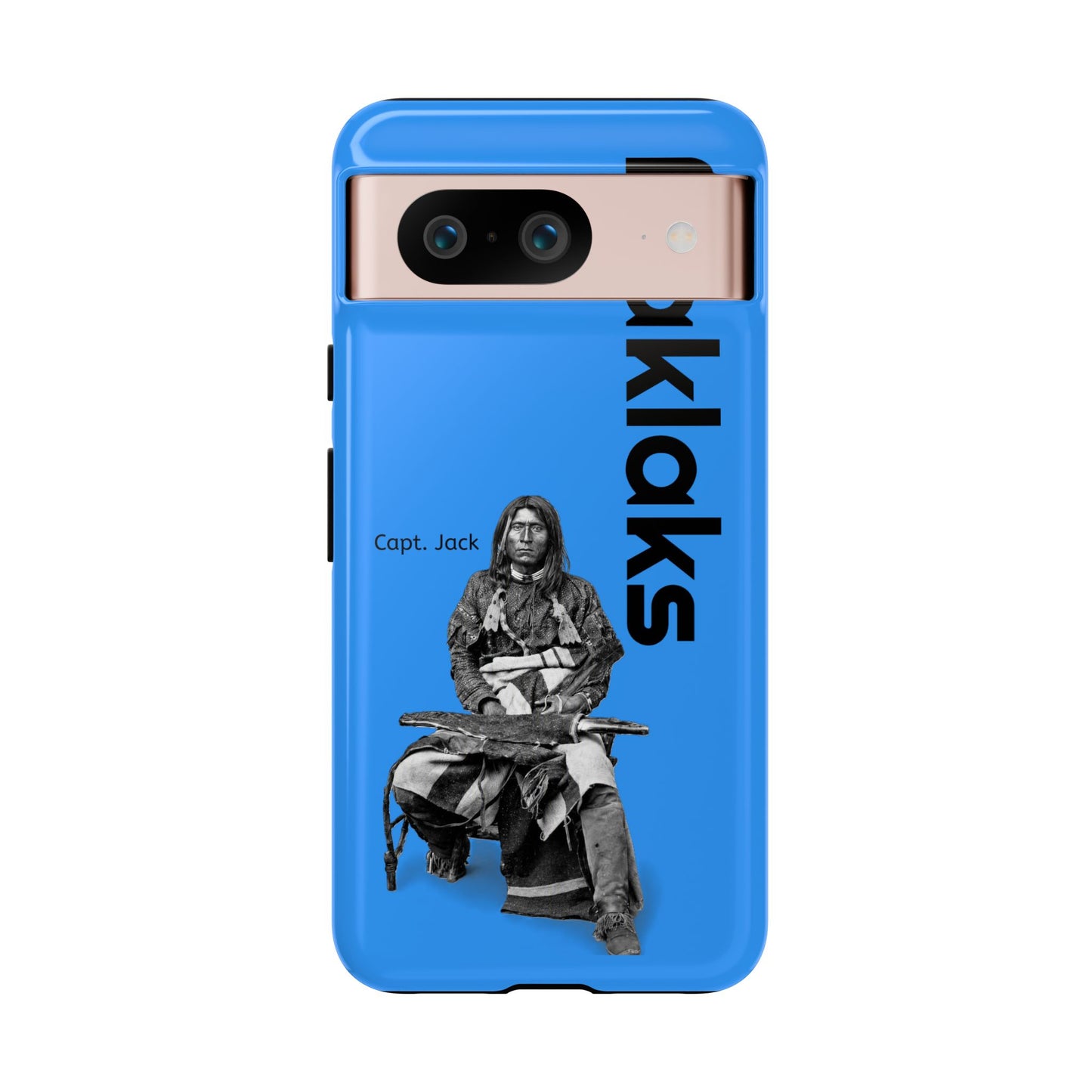 Modoc Blue 'Maklaks' Tough Phone Case with Eagle Drum Design