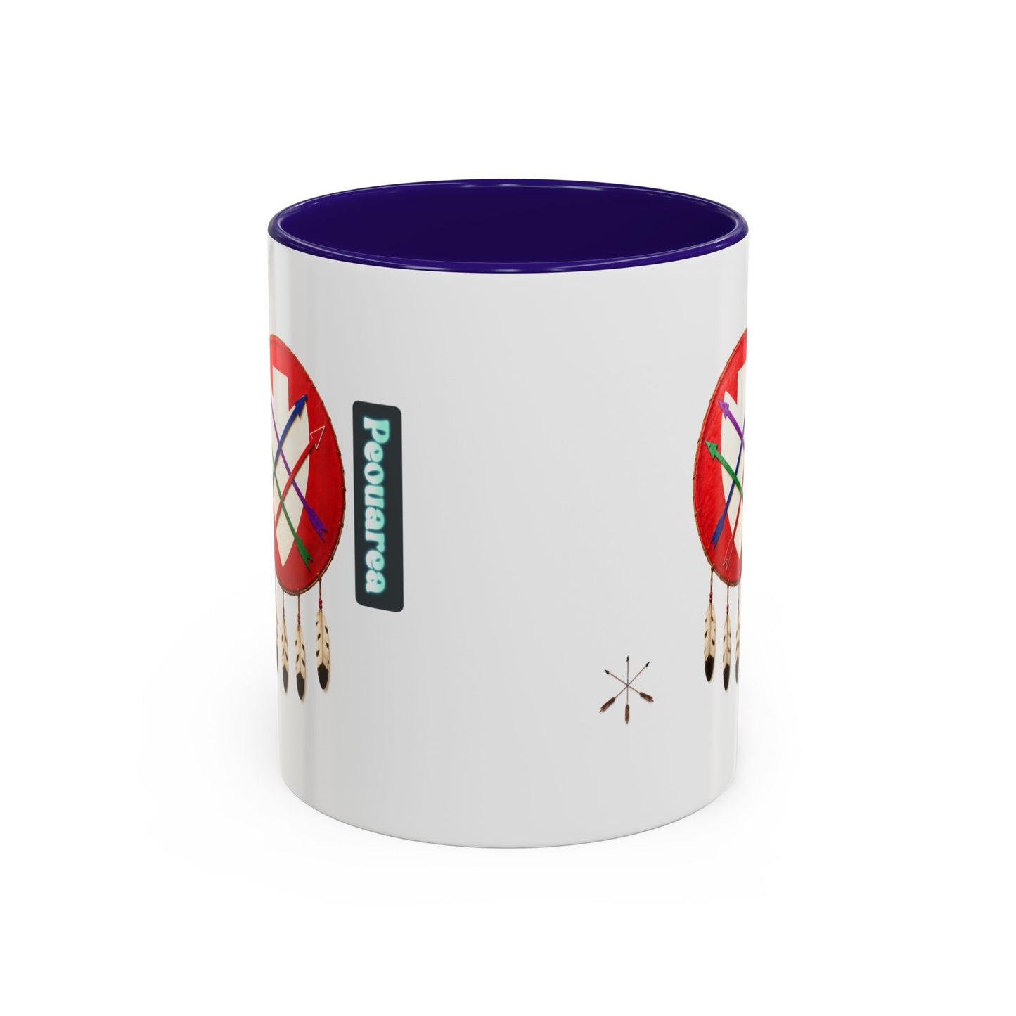 Peoria Powawera Dreamcatcher Coffee Mug — Colorful 11oz & 15oz Ceramic