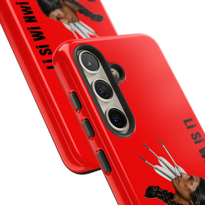 Absentee Shawnee Headdress Phone Case — 'Li Si Wi Ni' Design