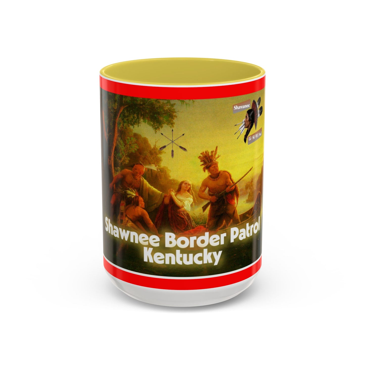 Shawnee Absentee Border Patrol Colorful Mugs (11oz, 15oz)