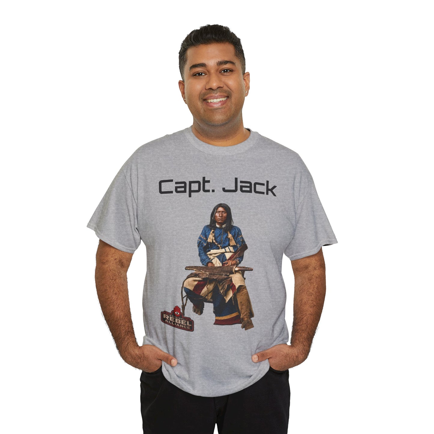 Capt. Jack Graphic Tee — Vintage Captain Illustration Shirt