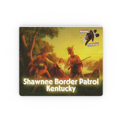 Absentee Shawnee Border Patrol Kentucky Rectangular Mouse Pad – Vintage Native American Scene