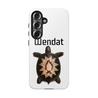 Wyandotte Wendat Turtle Phone Case — Indigenous Turtle Shield Design