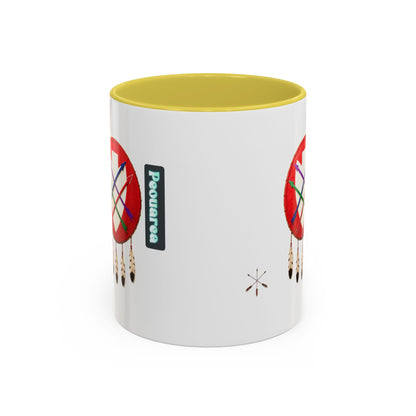 Peoria Powawera Dreamcatcher Coffee Mug — Colorful 11oz & 15oz Ceramic
