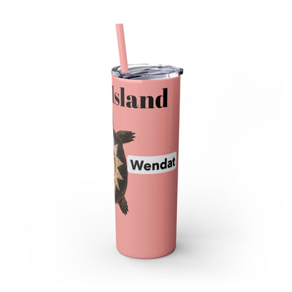 Wyandotte Skinny Tumbler with Straw, 20oz