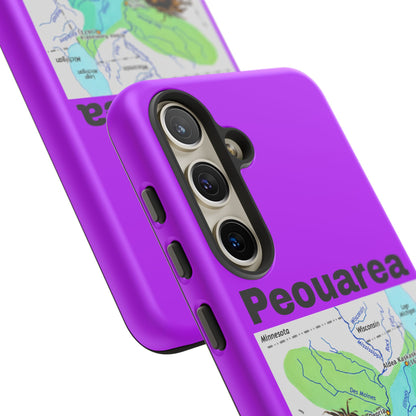Peoria Phone Case — 'Peouarea' Dreamcatcher Shield Design