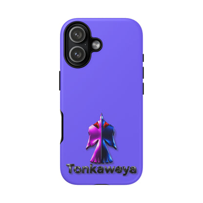 Tonkawa Phone Case — Tonkkaweya Sunrise Design (Protective Purple Hard Shell)