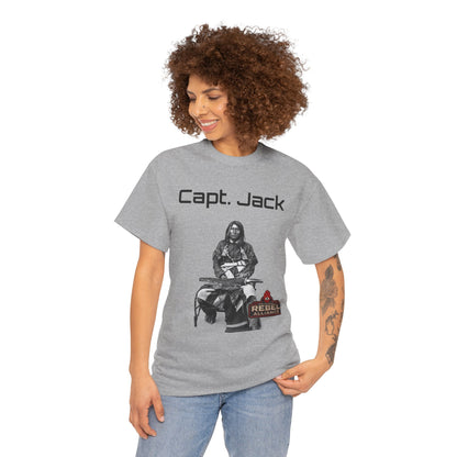 Capt. Jack Graphic Tee — Rebel Archer Vintage Arrow Back Print