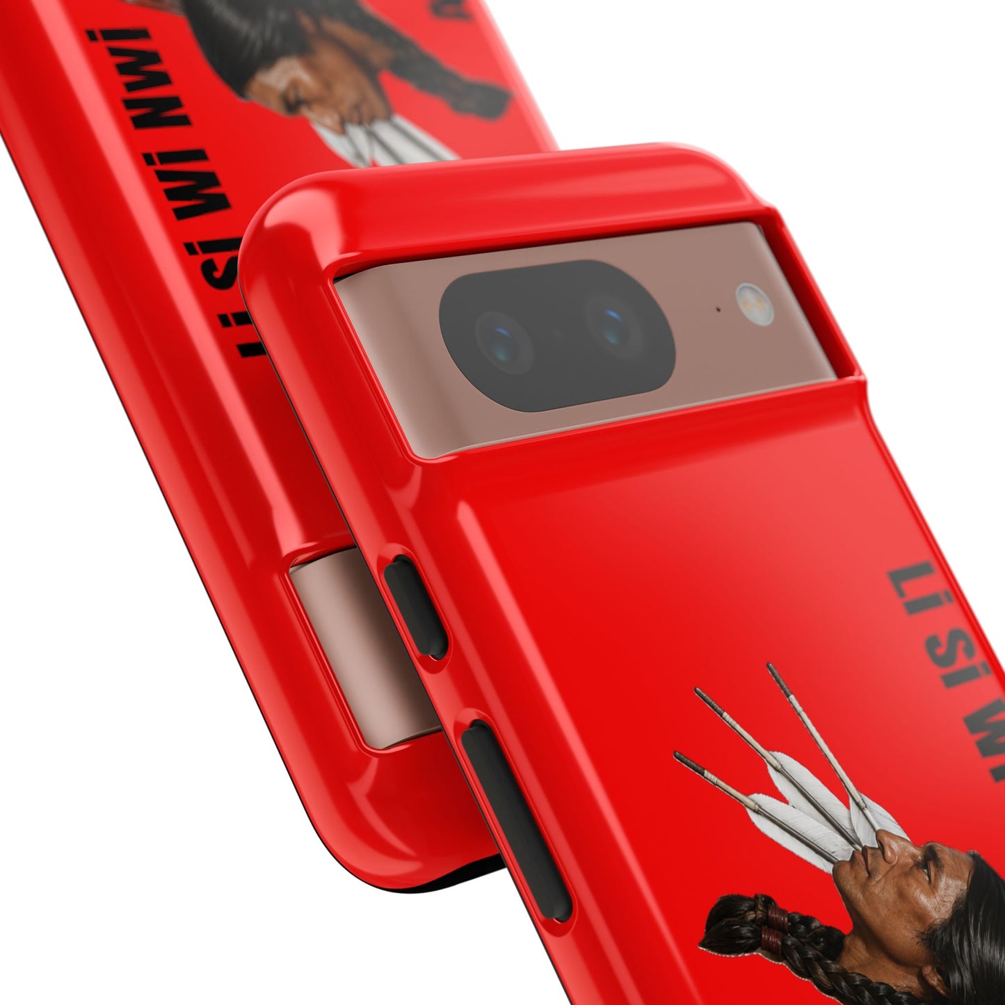 Absentee Shawnee Headdress Phone Case — 'Li Si Wi Ni' Design