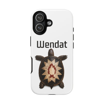 Wyandotte Wendat Turtle Phone Case — Indigenous Turtle Shield Design