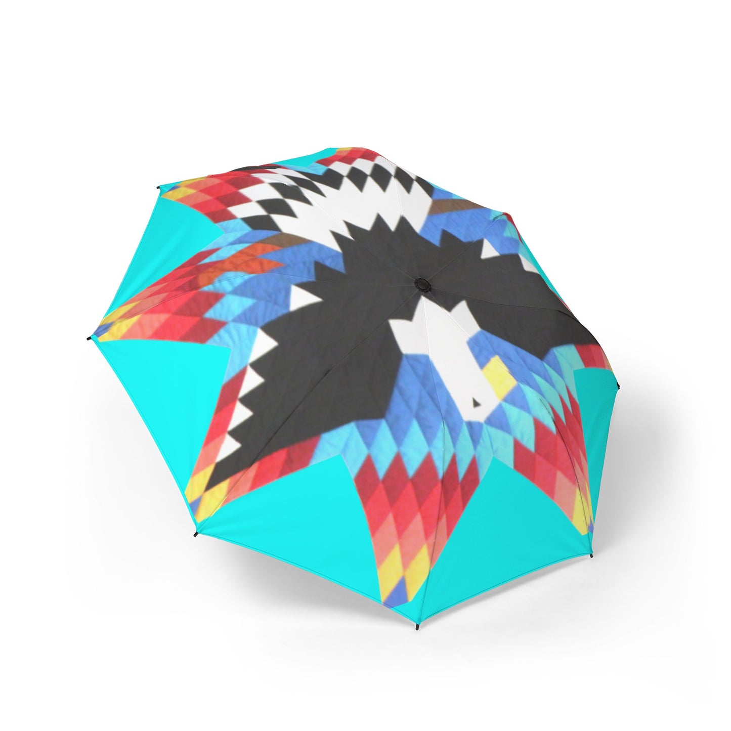 Onci Eagle — Geometric Eagle Print Compact Travel Umbrella
