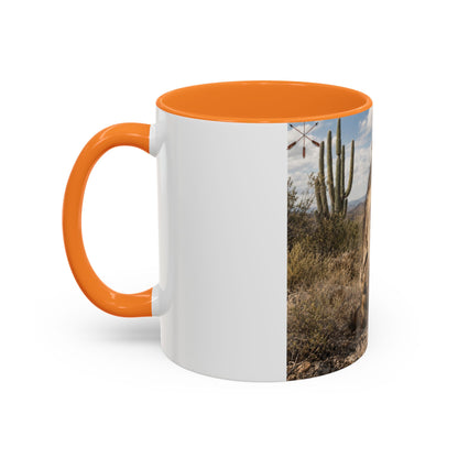 Ft. Sill Apache Desert Scene Coffee Mug — 'N'de' Southwest Landscape 11/15oz