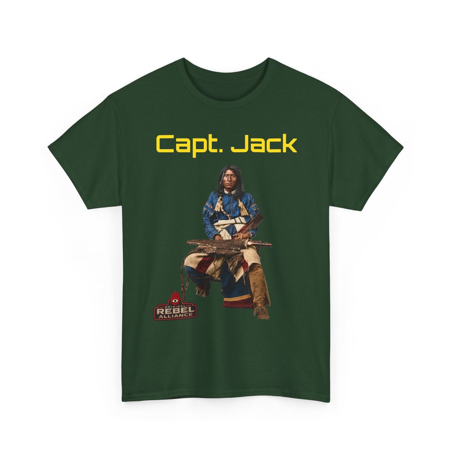 Capt. Jack Graphic Tee — Vintage Captain Illustration Shirt