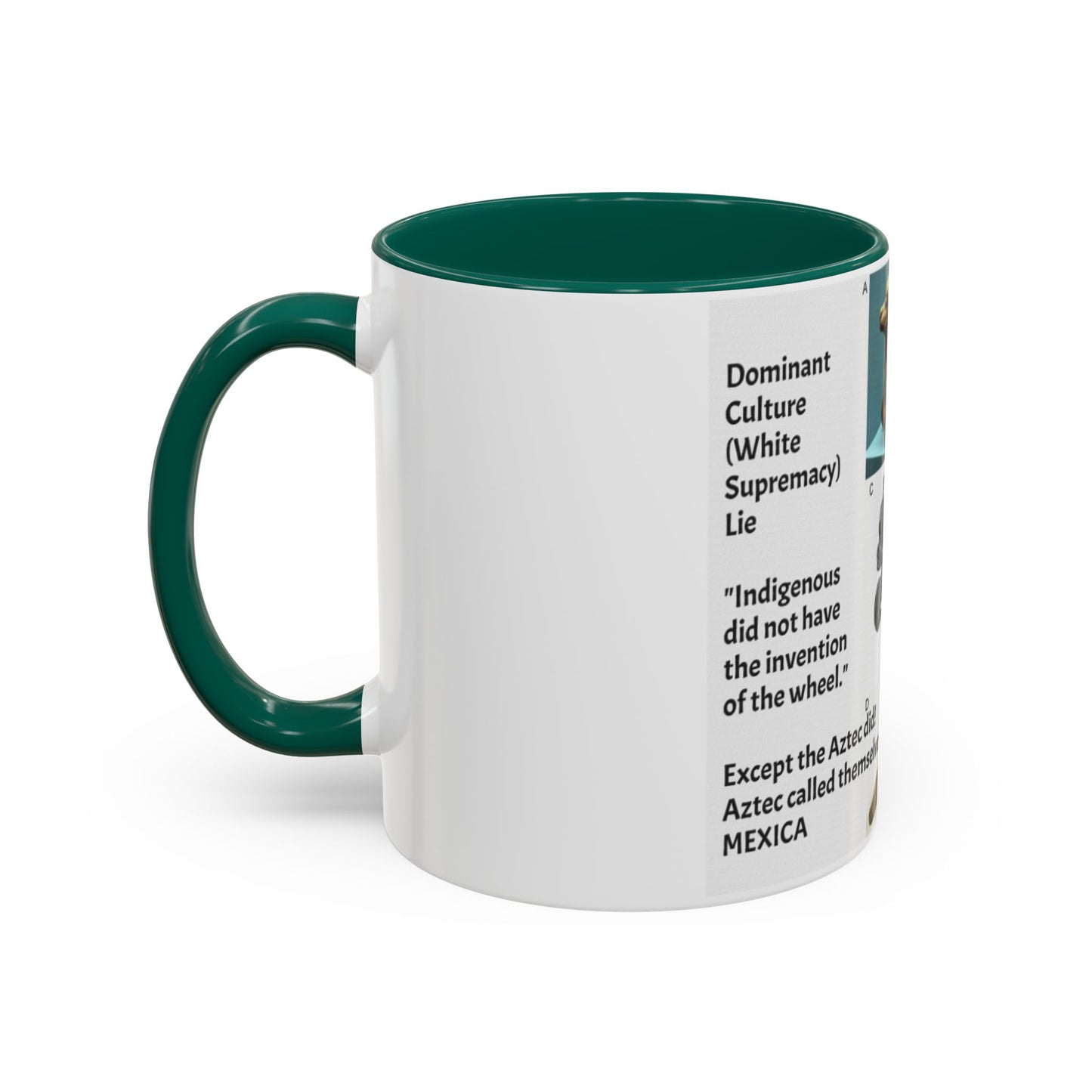 Aztec Artifact Photos Collage Coffee Mug (11oz/15oz)