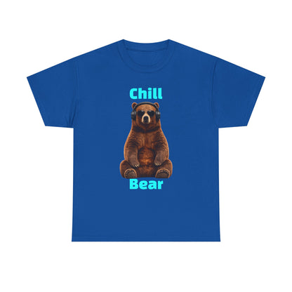Chill Bear Tee — Cute Relaxed Bear Graphic T-Shirt