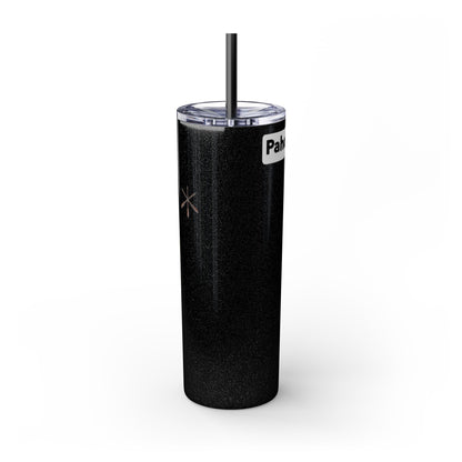 Iowa 20oz Skinny Tumbler with Native Dreamcatcher Design - 'Pahodje' Travel Straw Cup