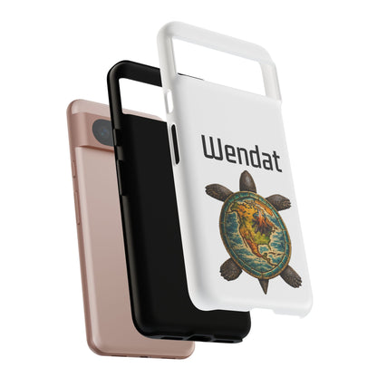 Wyandotte Wendat Turtle Phone Case — Indigenous Turtle Shield Design