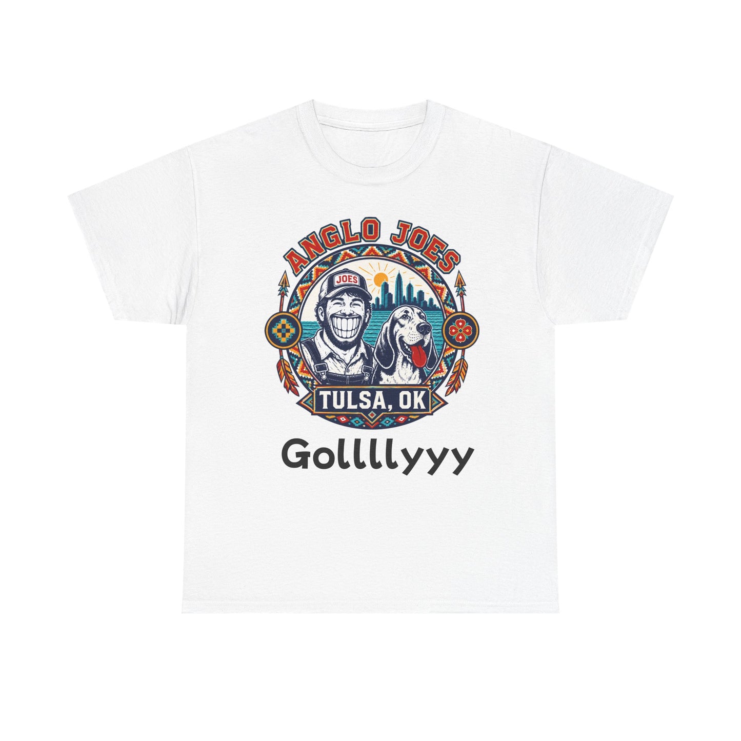 Anglo Joe’s Tulsa Tee Gollllyyyy — 'Gollllyyy' Retro Sports Graphic T-Shirt