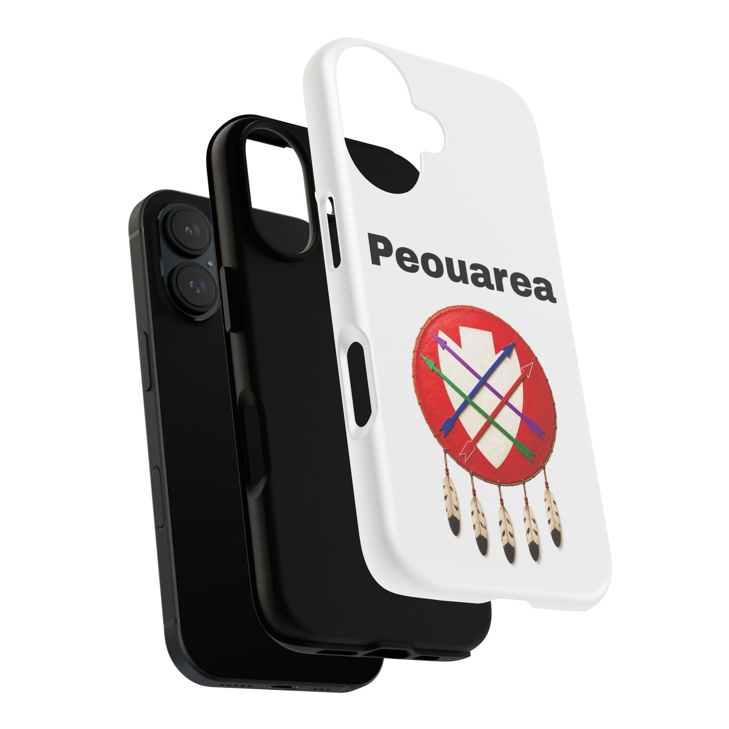 Peoria Phone Case — 'Peouarea' Dreamcatcher Shield Design