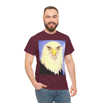 Bald Eagle Graphic Tee — Patriotic Vintage Bird T-Shirt with Arrow Back Design