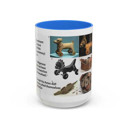 Aztec Artifact Photos Collage Coffee Mug (11oz/15oz)