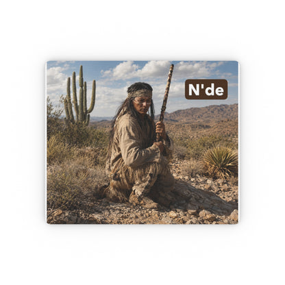 Ft. Sill Native Desert Warrior Mouse Pad — 'N'de' Scenic Western Desk Mat