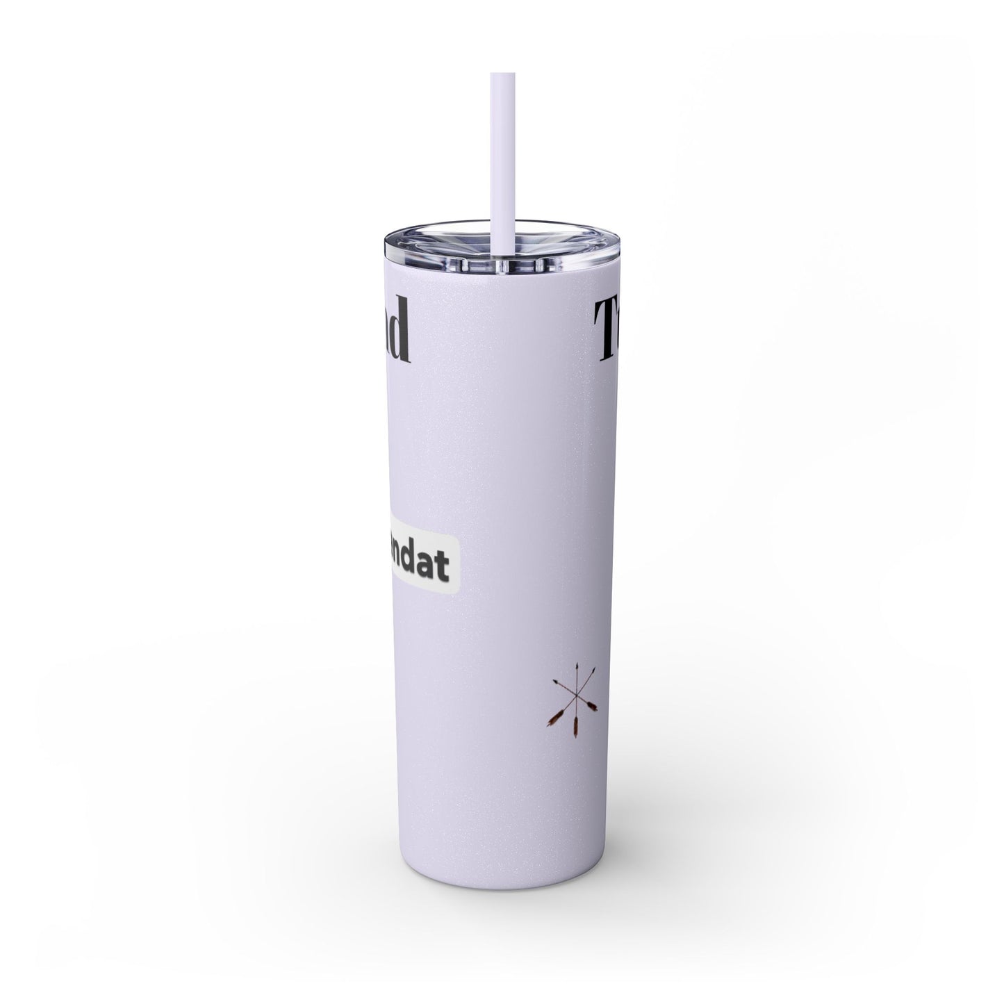 Wyandotte Skinny Tumbler with Straw, 20oz
