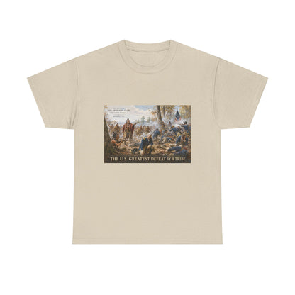 Chief Little Turtle Historical Battle Tee — "The U.S. Greatest Defeat by a Tribe" Cotton T-Shirt