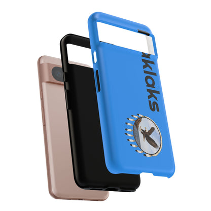 Modoc Blue 'Maklaks' Tough Phone Case with Eagle Drum Design