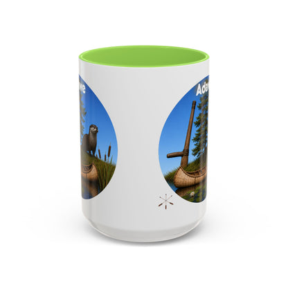 Ottawa Adawe Otter Canoe Mug — Nature Wildlife Coffee Cup (11oz & 15oz)