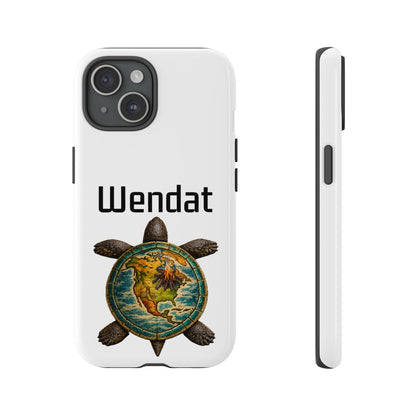 Wyandotte Wendat Turtle Phone Case — Indigenous Turtle Shield Design