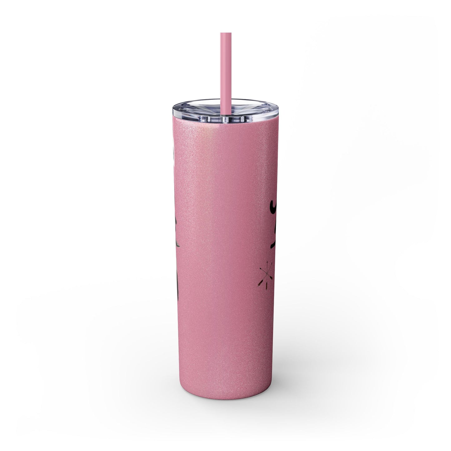 Shawnee East Skinny 20oz Tumbler with Straw — East Shawano River Swan & Otter Design