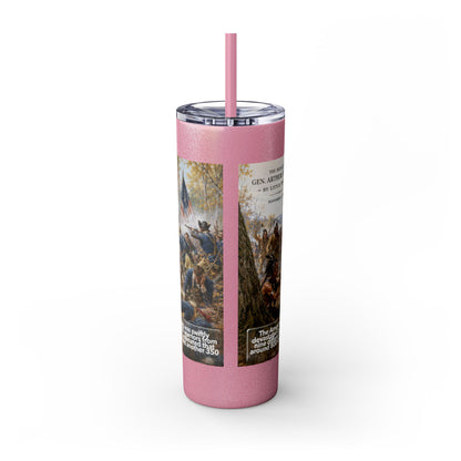 Miami Tribe Historical Skinny Tumbler 20oz — Native American Heritage Travel Cup