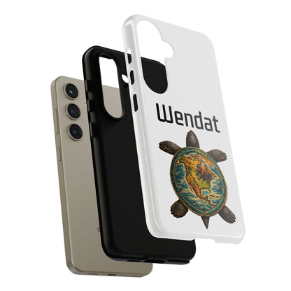 Wyandotte Wendat Turtle Phone Case — Indigenous Turtle Shield Design