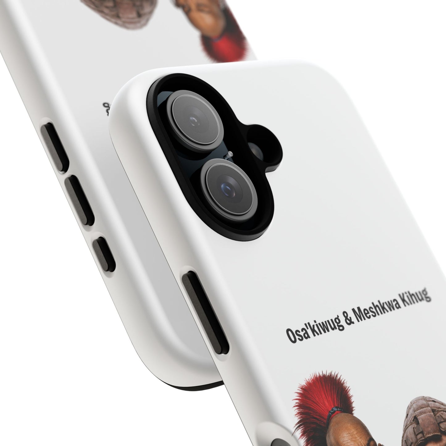Sac&Fox Phone Case — 'Blackhawk' Raven Crest Protective Tough Case