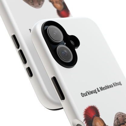 Sac&Fox Phone Case — 'Blackhawk' Raven Crest Protective Tough Case