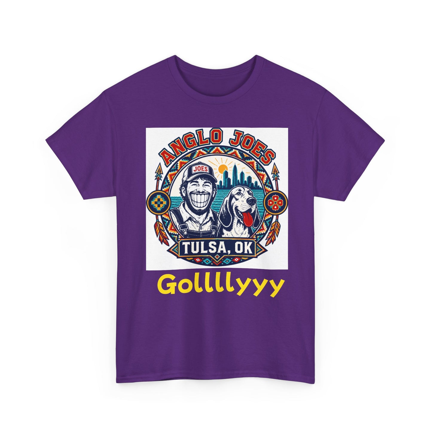Tulsa Anglo Joe’s Tee — 'Gollllyyy' Retro Sports Graphic T-Shirt