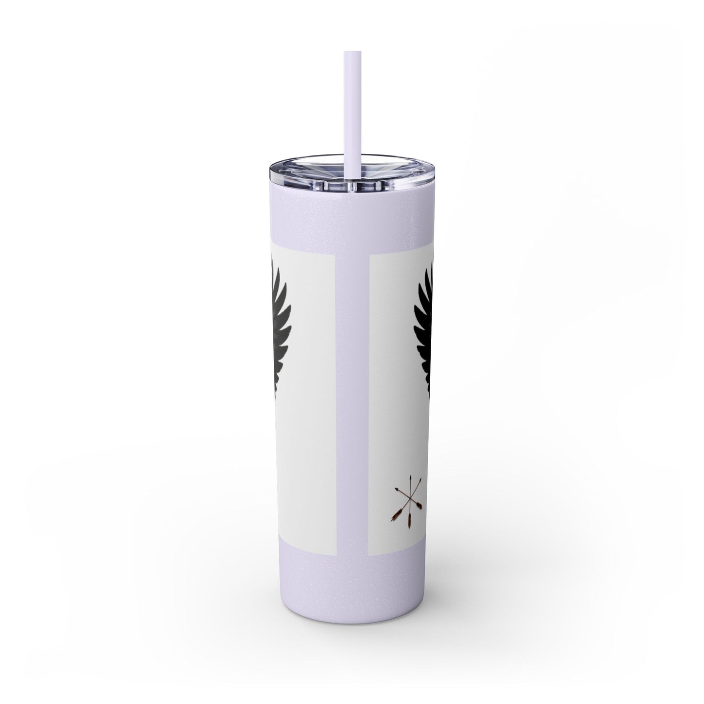 Sac Fox Skinny Tumbler with Straw, 20oz
