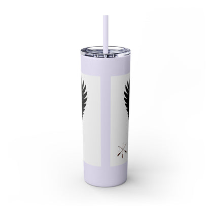 Sac Fox Skinny Tumbler with Straw, 20oz