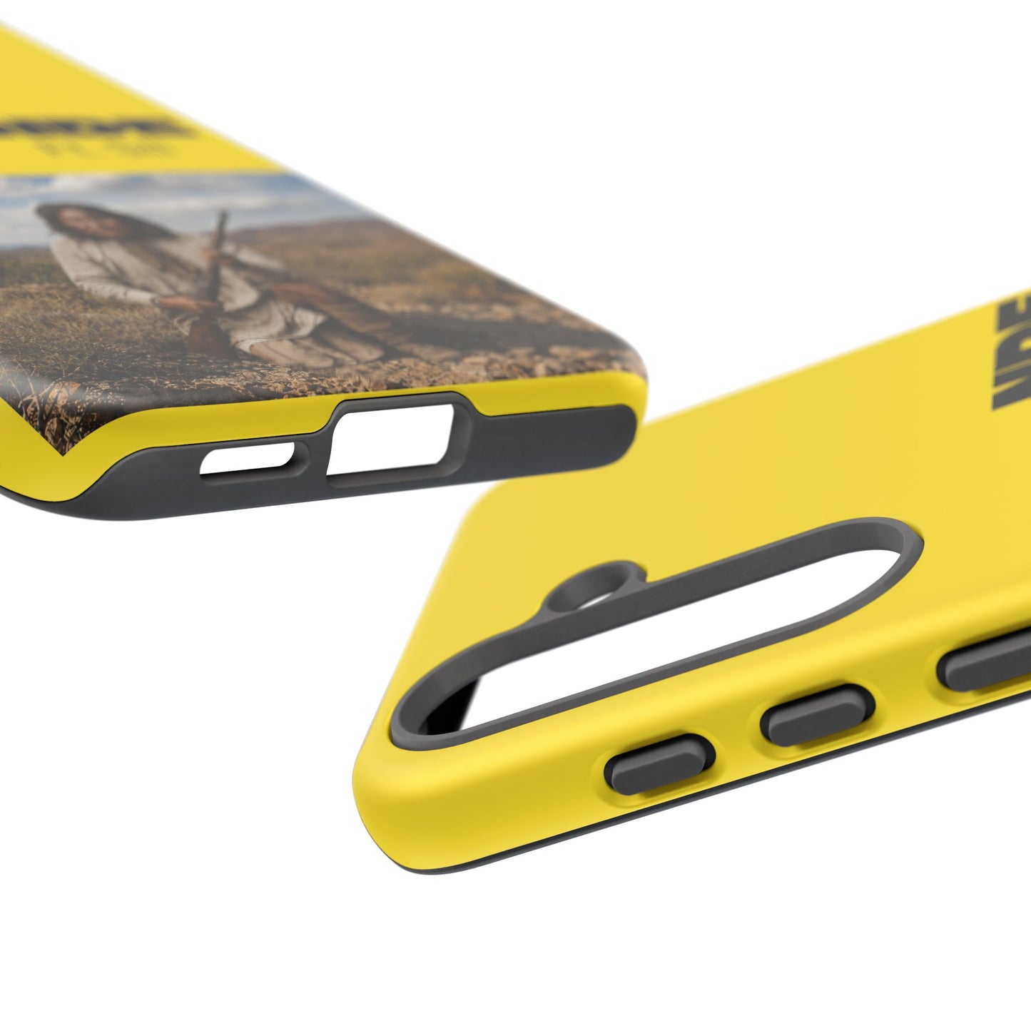 Ft. Sill Phone Case — Yellow ‘NDE Ft. Sill’ Desert Photo Protective Cover