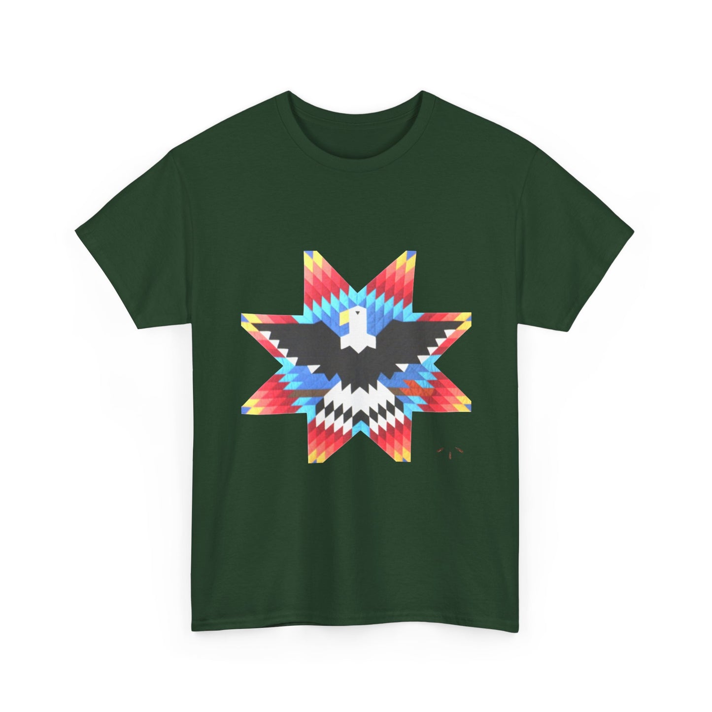 Native Star Eagle Graphic Tee with Arrow Backprint
