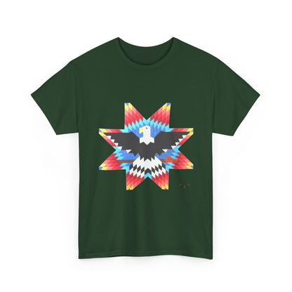 Native Star Eagle Graphic Tee with Arrow Backprint