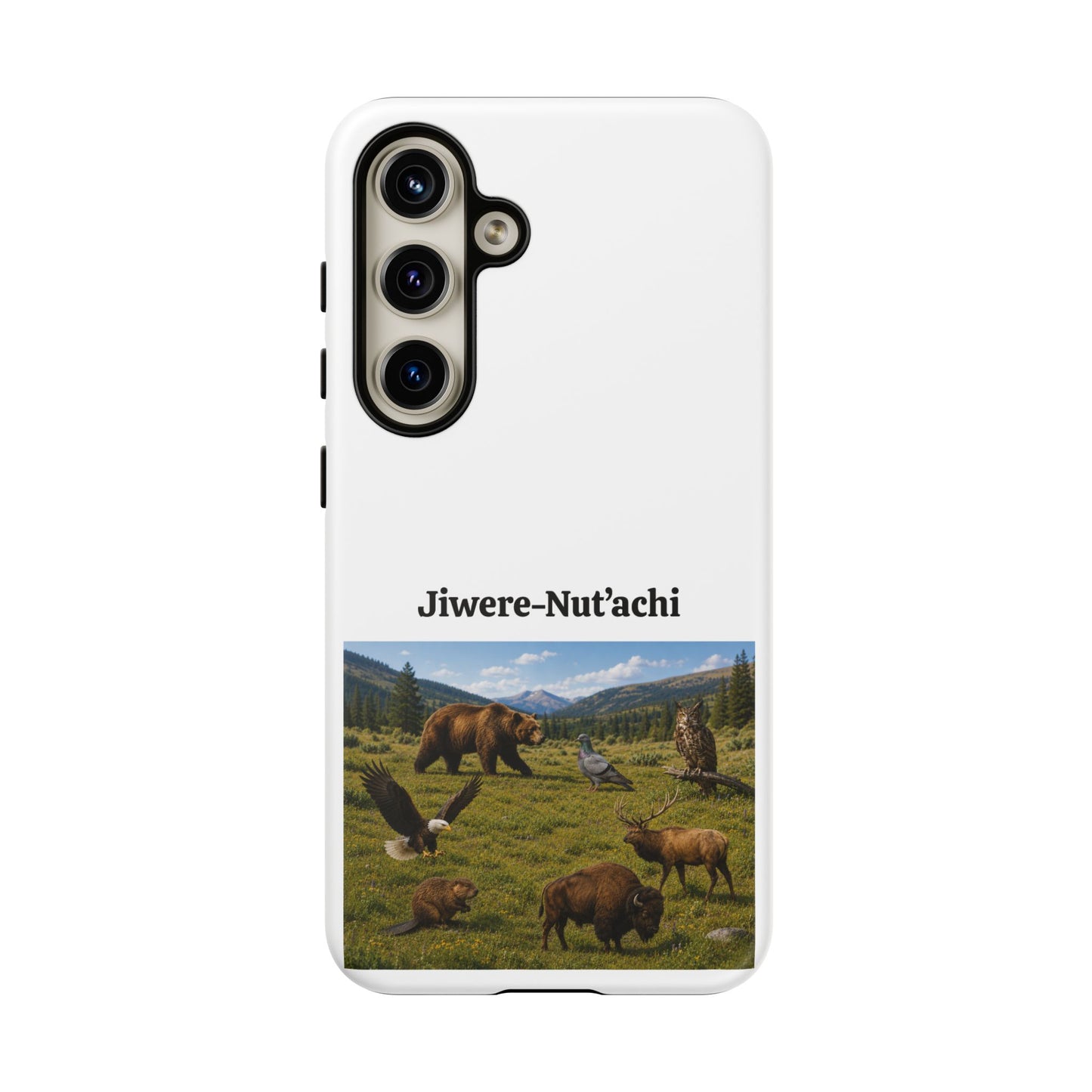 Otoe-Missouria Phone Tough Case — Bold 'Tough Cases' Graphic Protective Cover