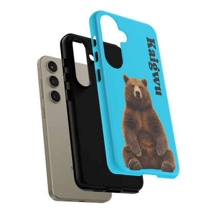 Kiowa Tough Cases: Personalized Kaigwu Tough Phone Case with Horse Rider Design