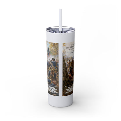 Miami Tribe Historical Skinny Tumbler 20oz — Native American Heritage Travel Cup